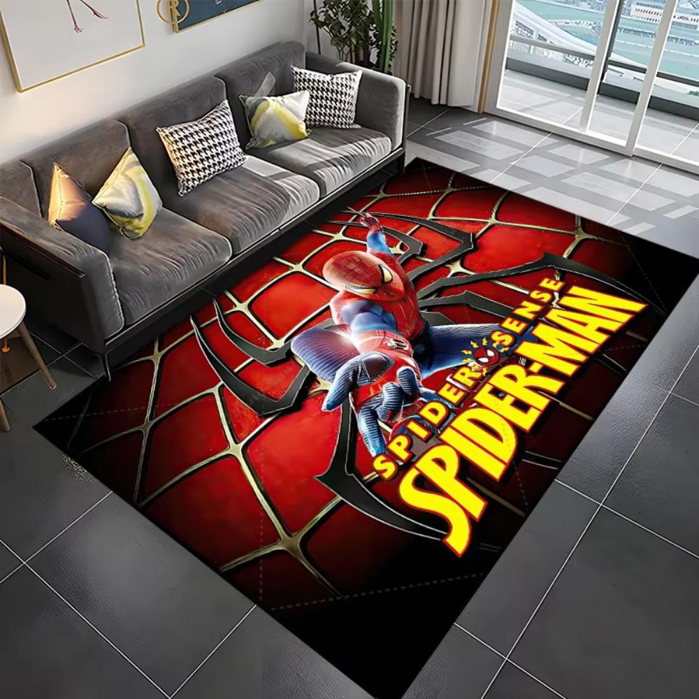 Disney Superhrdina Spiderman Vzor Velký Koberec Podložka na Podlahu do Obývacího Pokoje Ložnice Pohovková Zóna Moderní Dekor Koberec do Dětského Pokoje