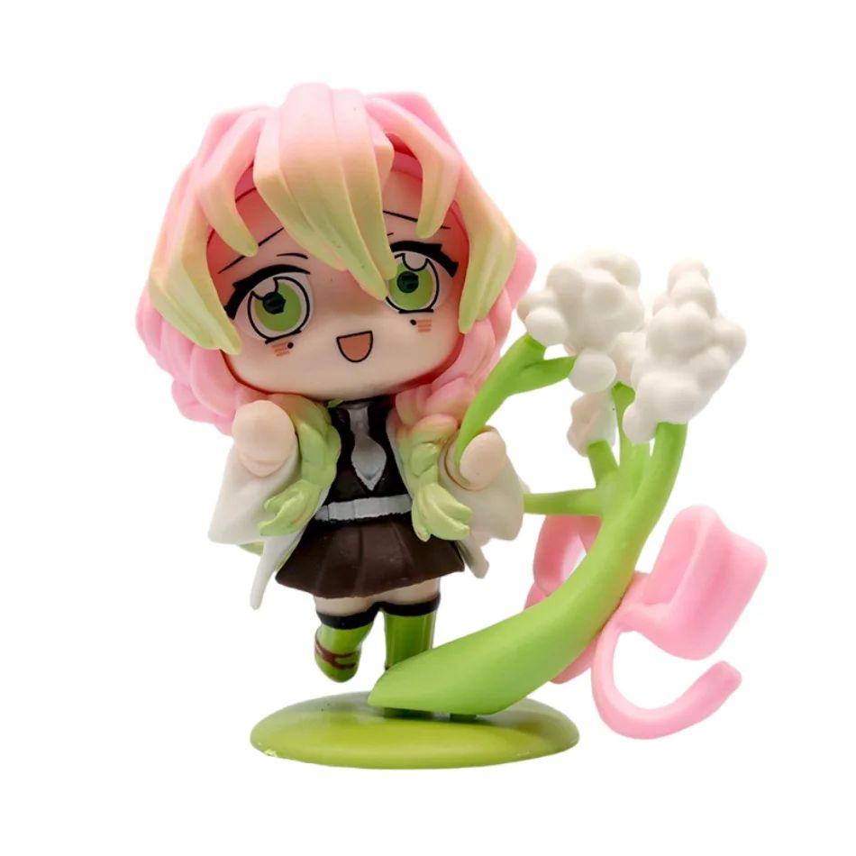 In Stock Demon Slayer Kimetsu No Yaiba Cute And Charming Blind Box Full Character PVC Model Playthings Figure Desktop Ornaments Collectible Gifts