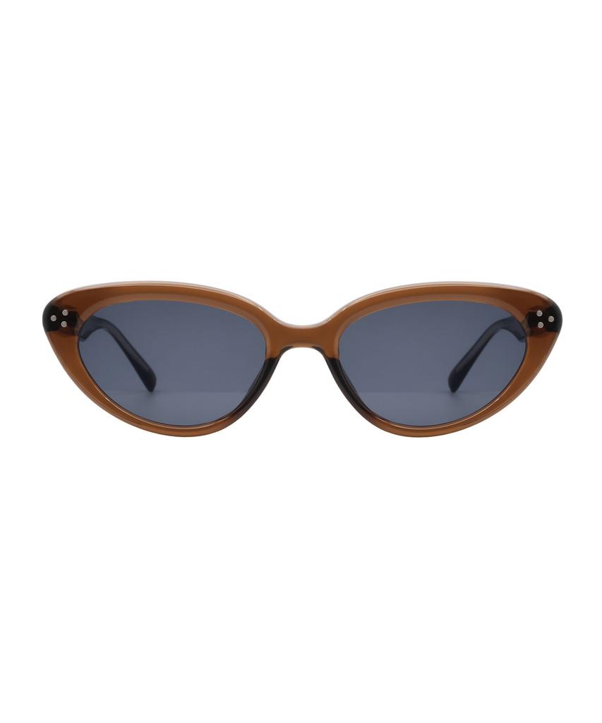 Oateu Andre Brown Horn-Rimmed Sunglasses