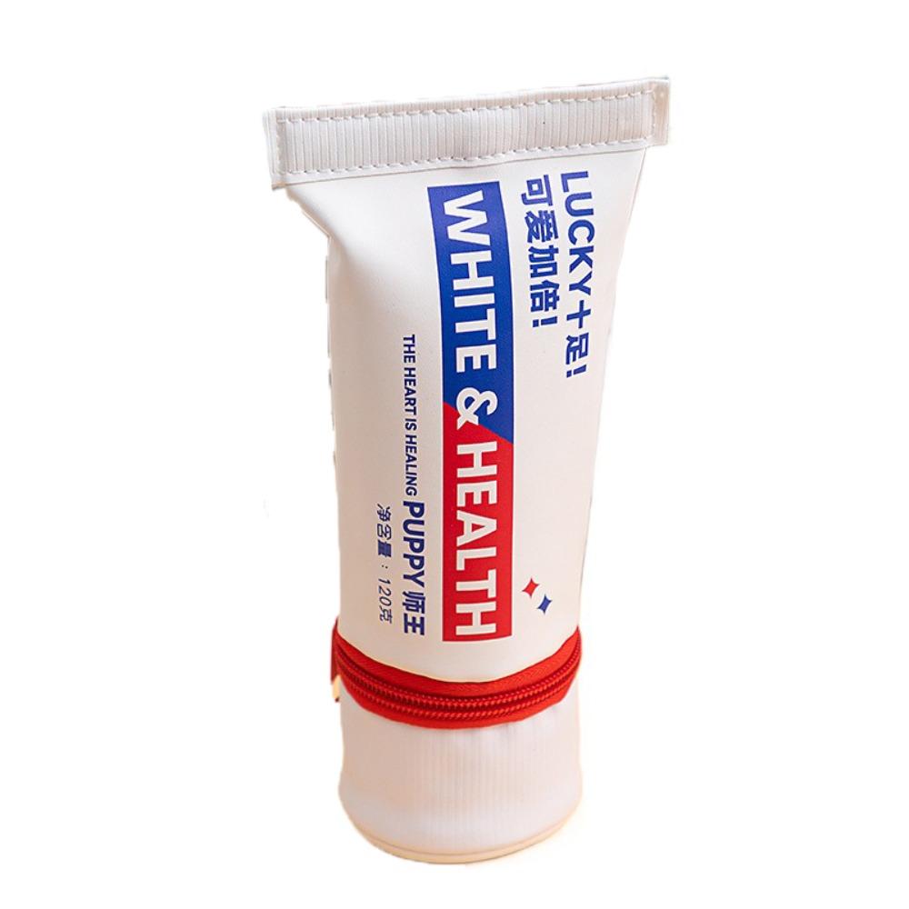 Simulation Toothpaste Stationery Bag Large Capacity Toothpaste Pencil Case Toothpaste Pen Bag  Kids