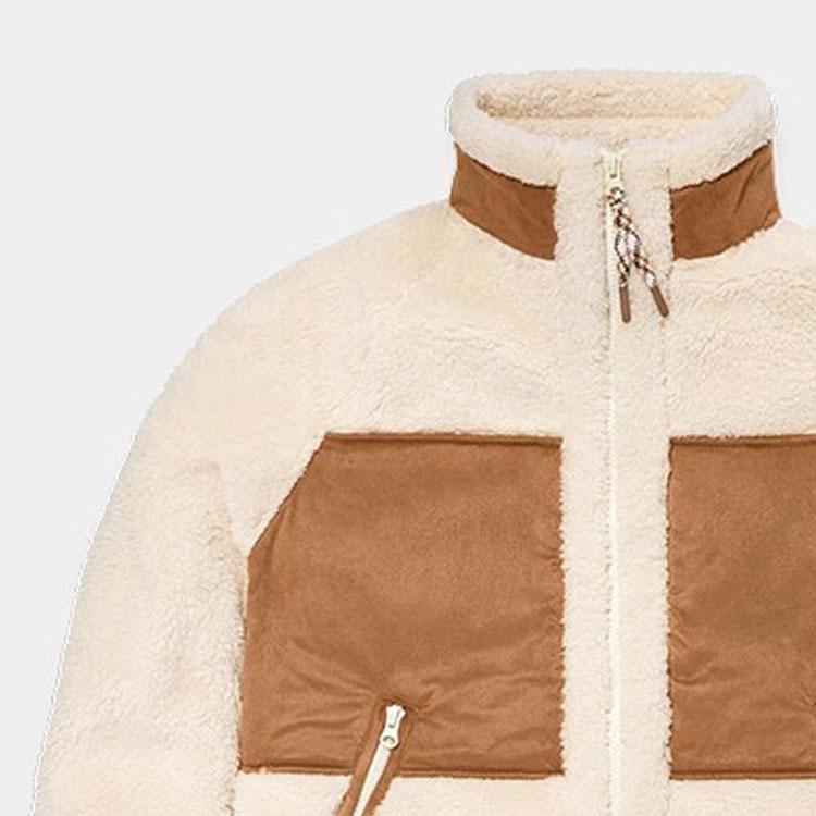 UGG Colorblock Reißverschluss Stehkragen Freizeitjacke Herrenjacke Off-White 1144314