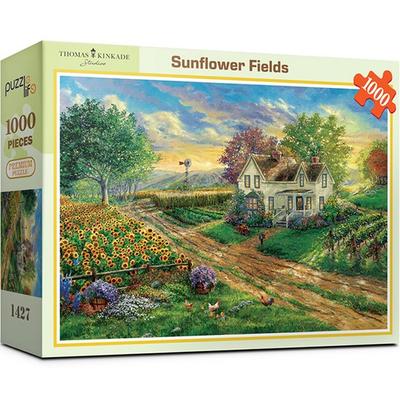 Puzzle Life Sunflower Field Jigsaw Puzzle PL1427, Korean Popular Puzzles