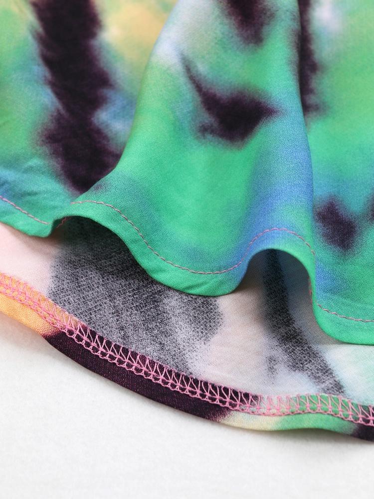 EDOLYNSA Ženy větší velikosti Kaftan caftan Bohemian Potisk Dlouhé šaty s výstřihem do V Maxi Šaty prázdninové plavky zakrývat domácí župan Q1218