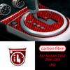 For Nissan 350Z 2006-2009 3Pcs Real Carbon Fiber Gear Shift Panel Interior Trim Car Interior Accessories Car Interior