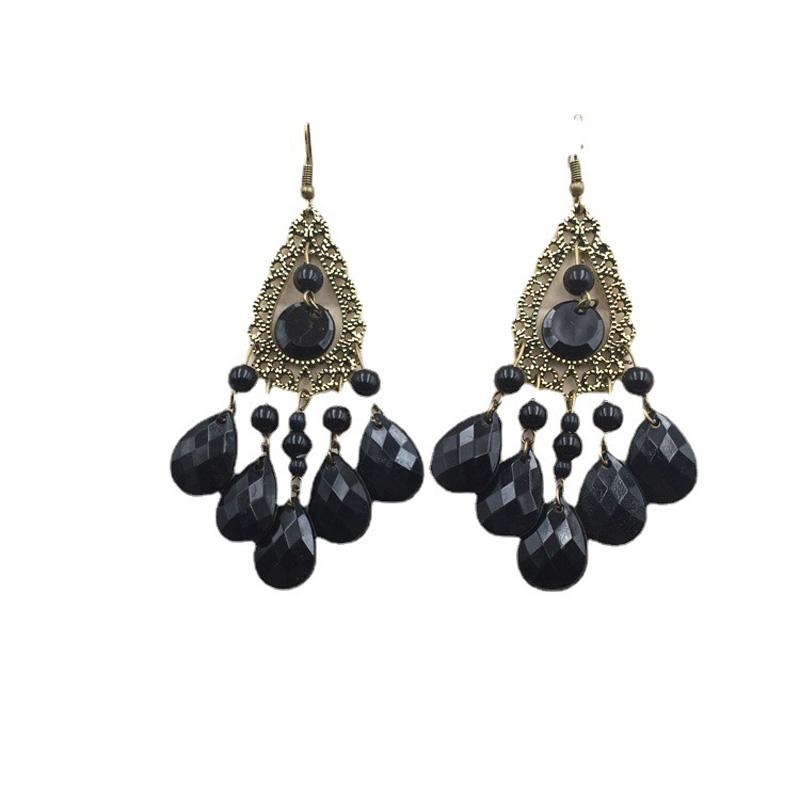 Bohemian Vintage Tassel Earrings Fashion Women's Earrings The Best Gateway To Square Studs