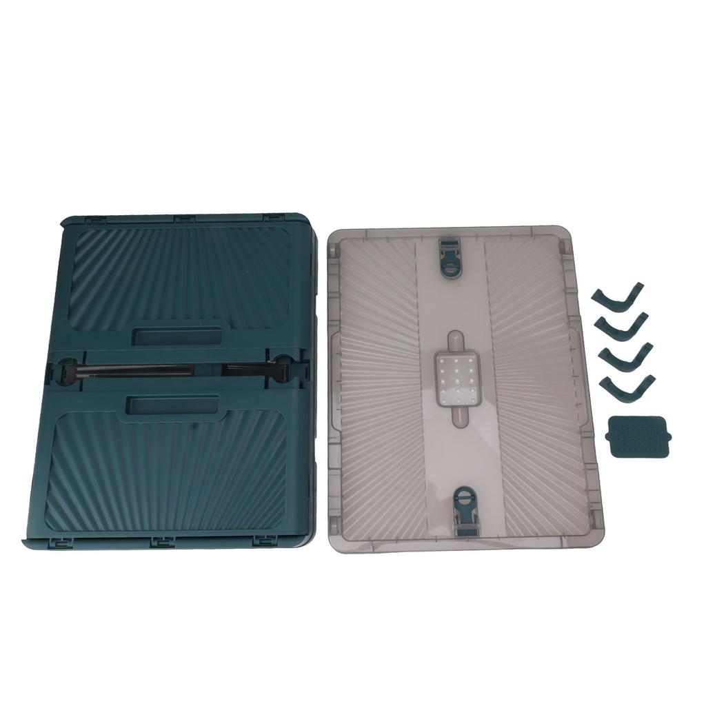 Collapsible Storage Bin with Lid Large Capacity Outdoor Folding Storage Box Thickened Plastic Container For Camping Picnic