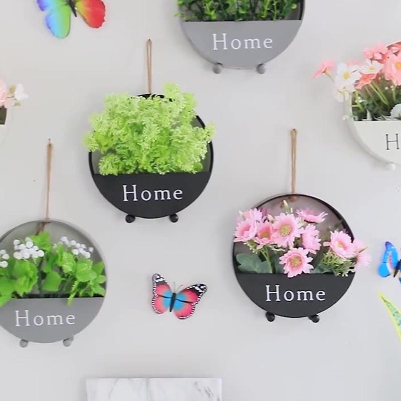 1PC Storage Rack Decorative Wall Mounted Hung Iron Modernity Elegant Living Room Stable Structure Functional Simple Artistic