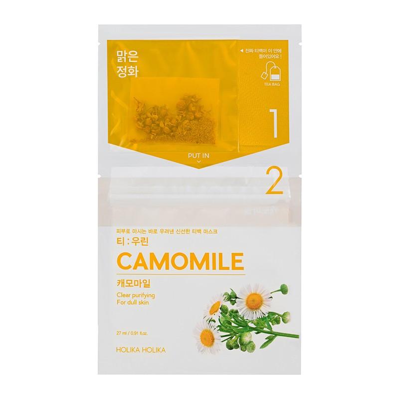 

Заспокійлива чайна маска для обличчя Ромашка Holika Holika Tea Bag Mask Camomile 27 мл (8806334380519)