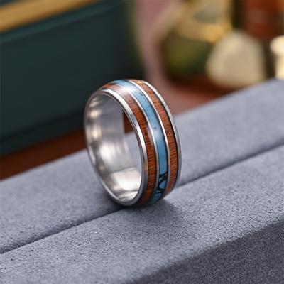 1 Pezzo Anello alla Moda, alla Moda, Universale e dal Design Minimalista in Acciaio al Titanio