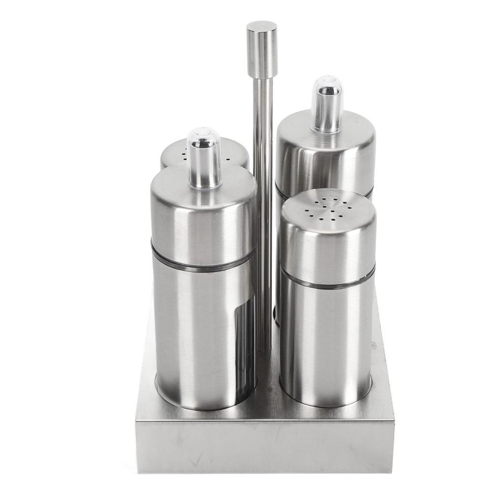 Spice Shaker 304 Stainless Steel with Viewing Window Pepper Shaker for Restaurant Home BBQ Salt 4