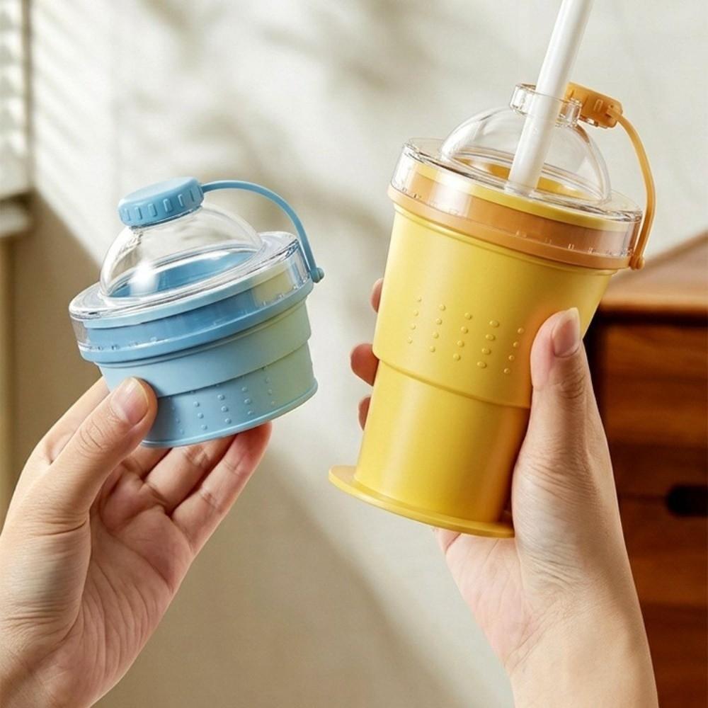 Leak-Proof Foldable Ice Ball Cup 2 In 1 Ice Cube Kettle Ice Maker & Drinking Cup  Summer Outdoor