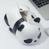Cartoon Panda Tissue Box Holder Resin Animal Ornament Panda Decoration Statue Facial Paper Organizer Dispenser Tissue Case