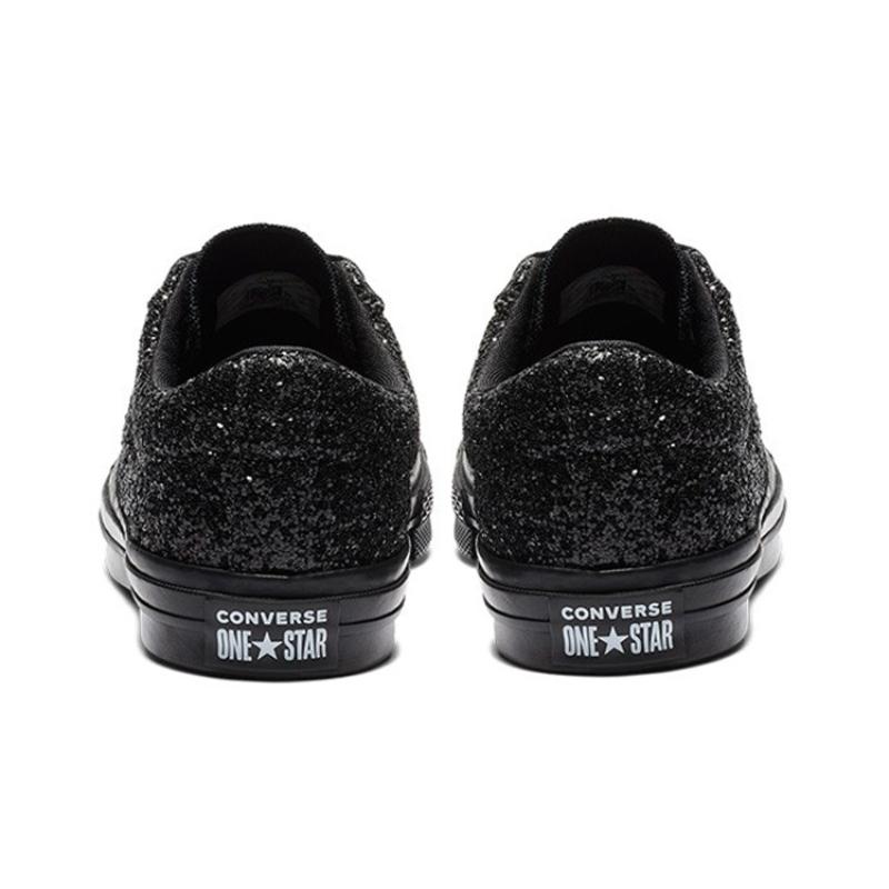 Converse One Star Retro Classic Low-Top Board Shoes Unisex Black