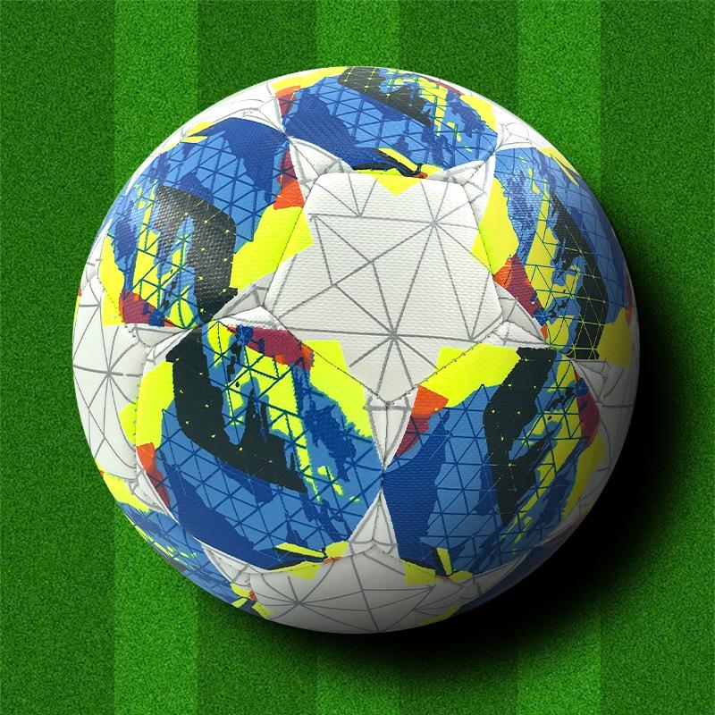 

Футбольний м яч Champion League розміру 5 зі зносостійкого ПУ: Прем єр-ліга Дорослий тренувальний м яч для використання на вулиці Size 5 (Official 11-a-side)