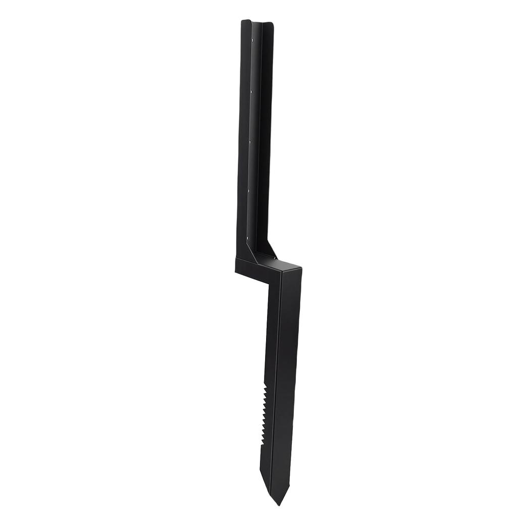 Fence Post Repair Kit Heavy Duty Steel Fence Post Anchor Stakes for Tilted Broken Wood Support