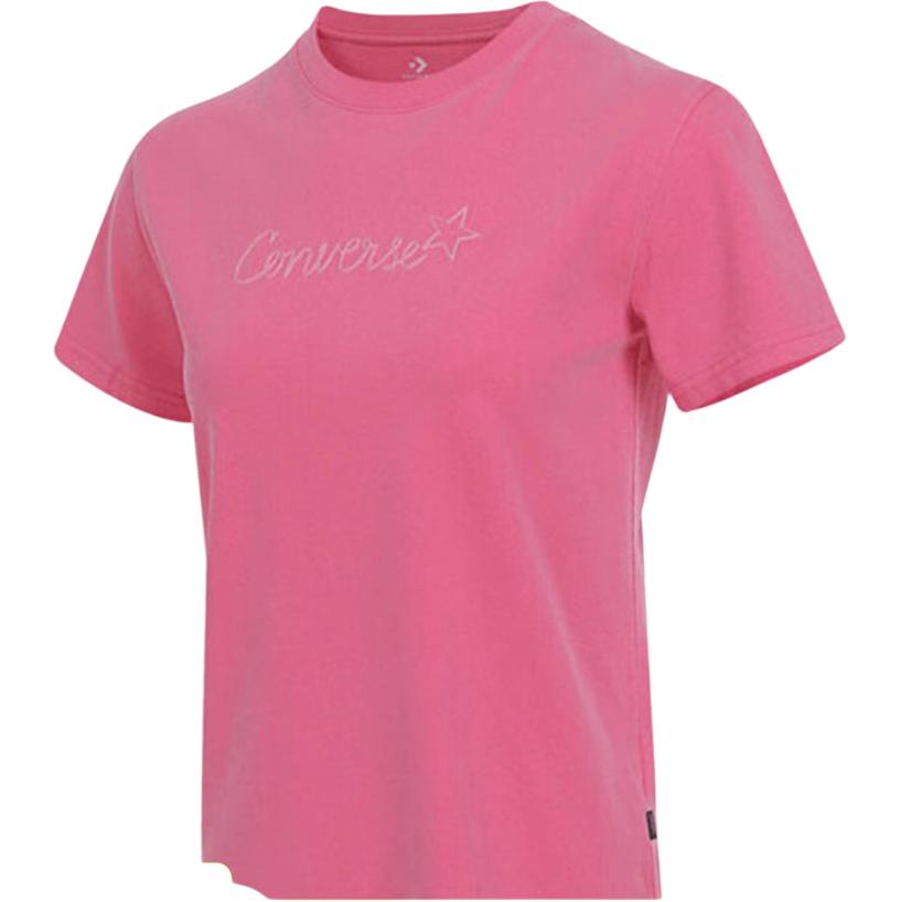 New Converse Regular T Shirt Women's Pink WCH598-ALV