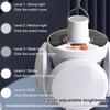 2 In 1 Folding Solar Lamp, USB Rechargeable Portable Camping Light, 5-Gear Adjustament Outdoor Solar Power Light, Portable Waterproof Hanging Tent