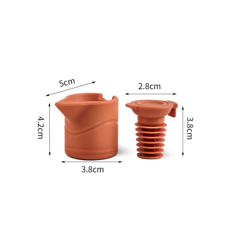 Heiß verkaufender weicher Silikon Rotwein-Verschluss Champagner-Verschluss Zuhause kreative Konservierung auslaufsicherer Verschluss Wein