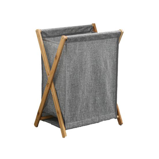 

Удобная корзина для одежды, удобный тканевый складной органайзер для белья большой емкости для дома M серый