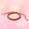 Five-colored thread bracelet knot thread good luck good fortune health happiness wish length