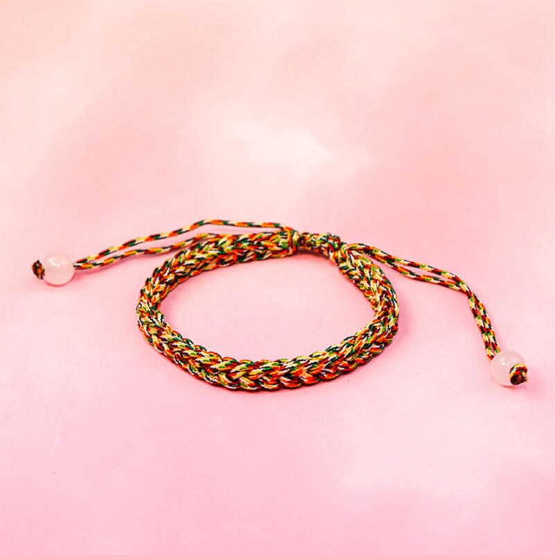 Five-colored thread bracelet knot thread good luck good fortune health happiness wish length
