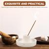 1Pc White Ceramic Incense Stick Holder Aromatherapy Stand Modern Tealight Burner Palo Santo Wood Meditation nament Home