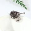 Creative Gifts Vintage Sparrow Brooch Animal Lapel Pins Alloy Bird Brooches Designer For Women Dresses Suit Clothing Accessories