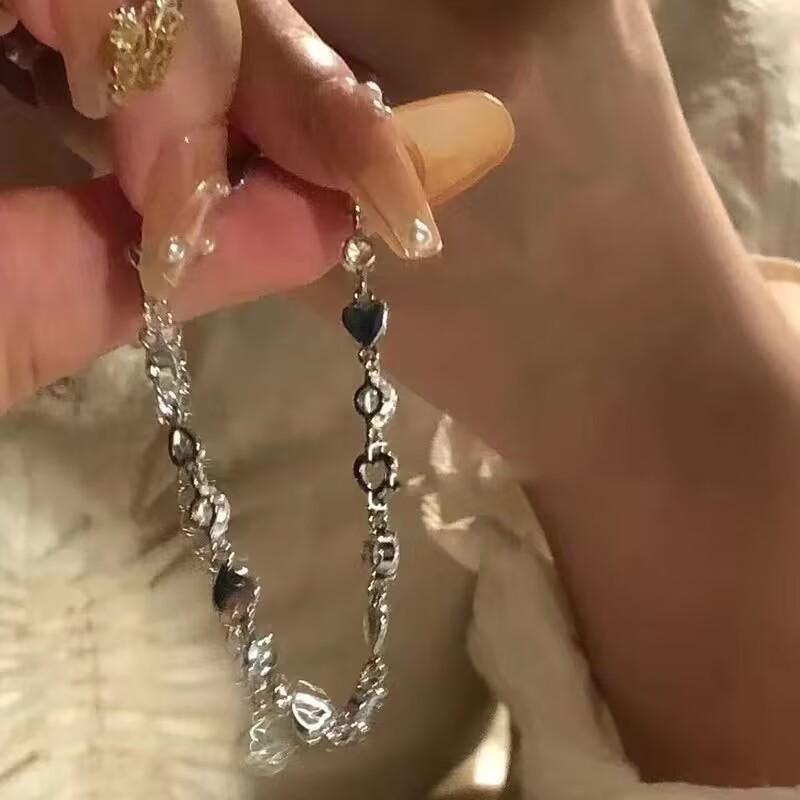 Four-pack Fishtail Zircon Love Bracelet Personality New Niche Design Student Graduation