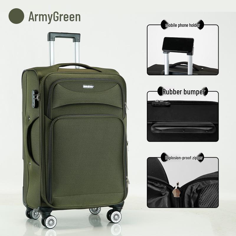 Extra Large Waterproof Oxford Cloth Trolley Luggage, Durable 100-Inch Case with Password Lock, Ideal for Travel & Moving.