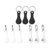 3 Pieces Shopping Trolley Tokens Keychain Cart Gift Lightweight Portable Stainless
