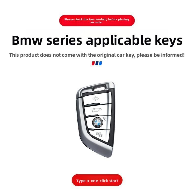 KYLZ4 ABS Car Remote Key Case Cover Shell Fob For BMW 1 3 5 7 Series X1 X3 X4 X5 X6 G20 G30 F15 F16 G01 G02 G05 F10 F20 F30 G07 F34