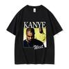 Funny Kanye West Meme T-Shirt Men's Vintage Hip Hop Rap Style Tshirt Men Women Short Sleeve T Shirt Streetwear Rap Culture Top