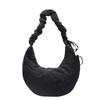 Nylon Cloth Down Cotton Clothes Bag Women's Autumn and Winter Casual Pleated Shoulder Bag Large Capacity Commuter Messenger Tote Bag
