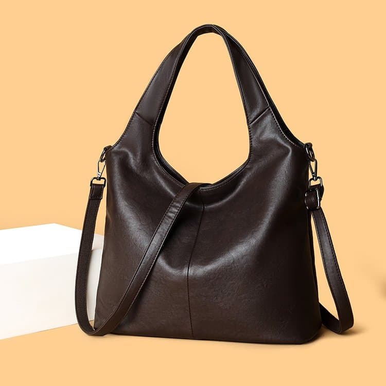 Soft leather large capacity tote bag women's shoulder underarm bag