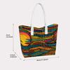 Colorful Abstract Ethnic Pattern Tote Bag Fashion Casual Shoulder Handbag for Daily Use