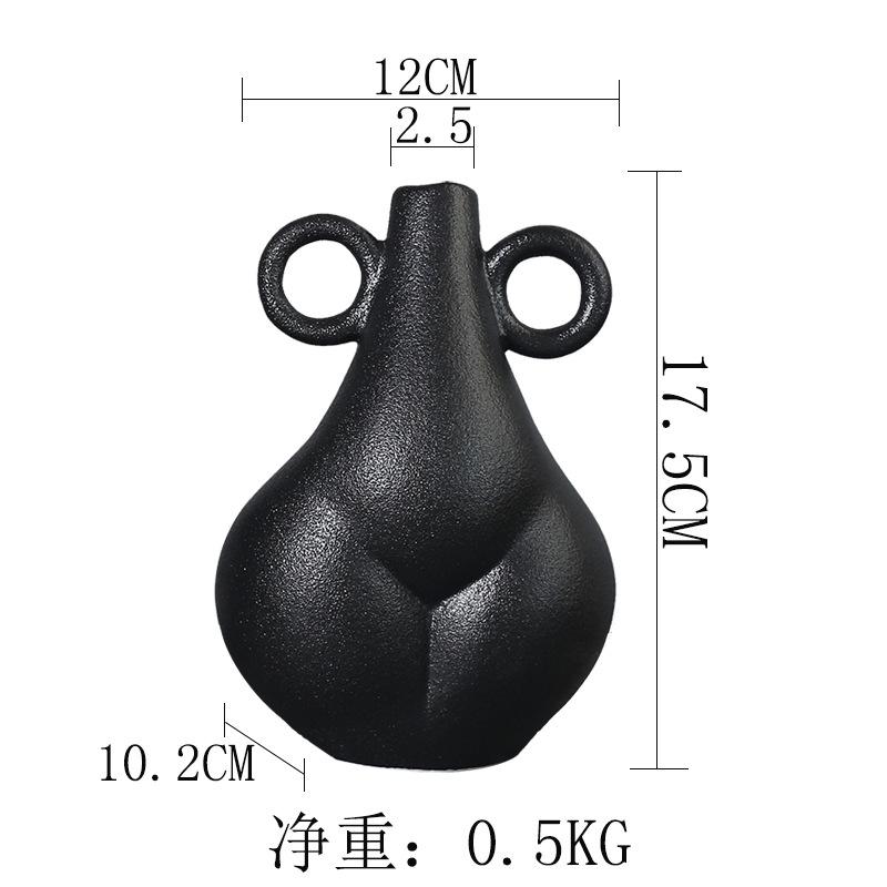 Nordic Creative Flower Arrangement Vase Ornament Home Living Room Tv Cabinet Bedroom Soft Decoration