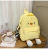 School bag high value sweet cute ins cartoon chicken school bag casual commuting versatile
