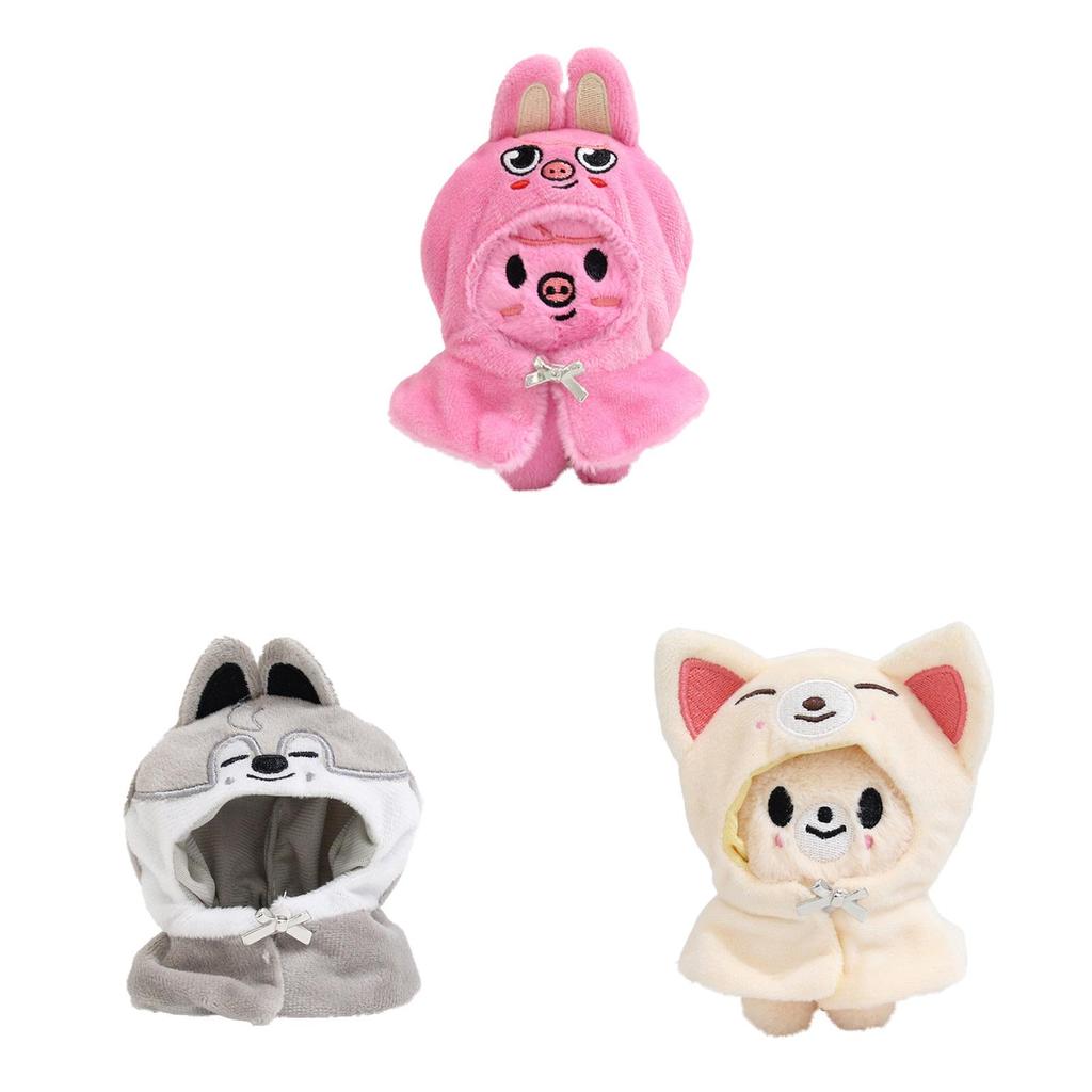 Cute Wolves Bears Rabbits Foxes And Pig Plush Pendant With Soft Pp Cotton For Kids And Collectors