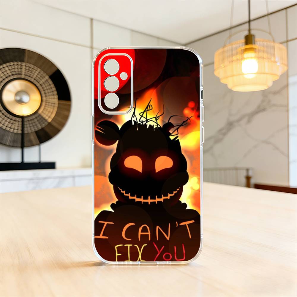 F-Five N-Nights at Freddy's FNAF Handyhülle Transparentes Silikon Weich Für SamsungA10,12,20,21S,30,31,40,50,51,52,70,71