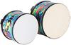 Floor drum, bongo tom drum, drum that can be used without drumsticks, comes with two 8-inch mallets.