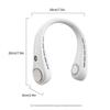 Portable Neck-Hanging Leafless Cooling Fan - USB Rechargeable, Lightweight and Hands-Free for Outdoor Use