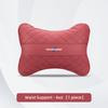 CXVA5 Car Seat Neck Pillow Leather Memory Cotton Headrest For BMW Performance F30 E90 F20 E46 X7 X6 Car Interior Head Support Keychain