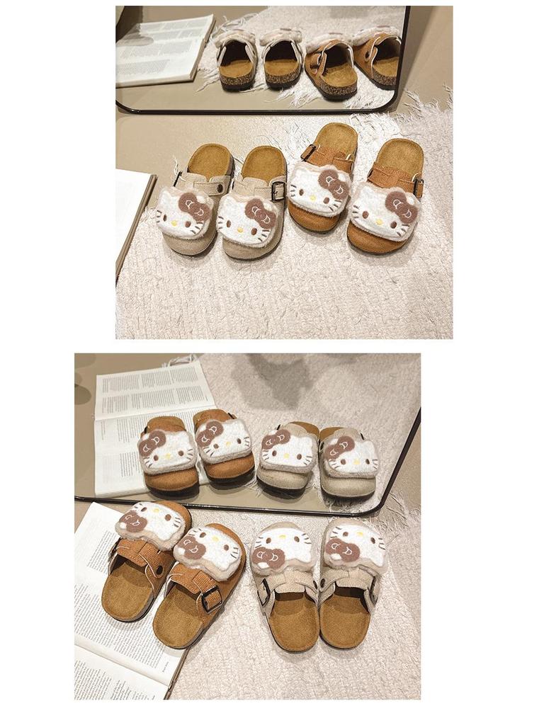 2025 Spring Kids' Birkenstock Princess Slip-on Slippers: Soft Sole, Closed Toe for Little Girls