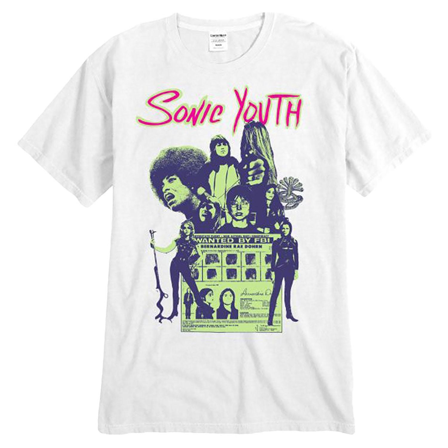 Men s Sonic Youth Kool Thing T-shirt Small White XXXXL