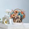 Acrylic Special Shape Cactus Diamond Painting Tabletop Ornaments Kit 5D DIY Diamond Art Tabletop Decorations Bedroom Table Decor
