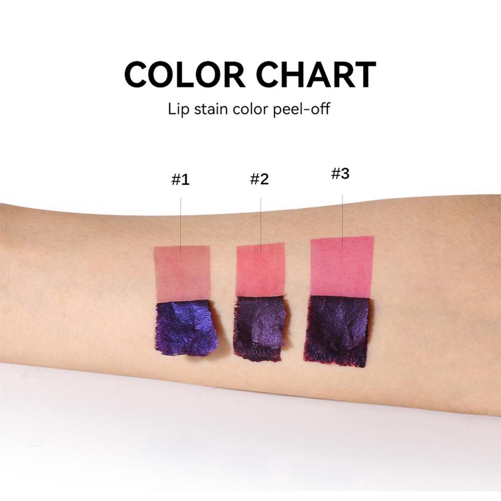 1Pc Peel-Off Matte Lip Gloss – Water-Resistant Tinted Stain for Long-Lasting Daily, Office or Evening Use