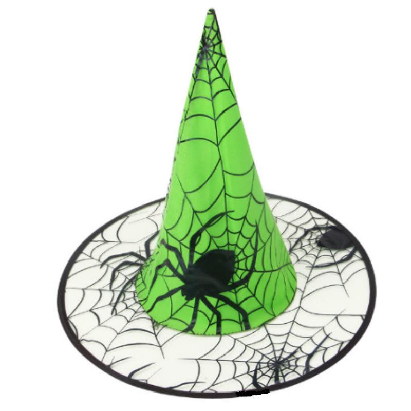 Halloween Witch Hat Costume for Kids and Adults - Mesh Wizard Hat