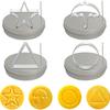 1 Set Sugar Cookie Mold Candy Maker Biscuit Korean Honeycomb Cookies Stainless Steel Game Kit For Squid TV Fans And Kids