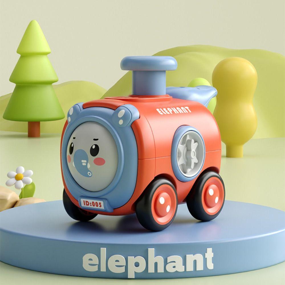 Inertia Toy Car Whistle Small Train Cartoon Car Whistle Train Toy Kids Gifts