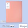 A4 Morandi Color Clear Insert Folder: Transparent Storage Album for Test Paper Collection.